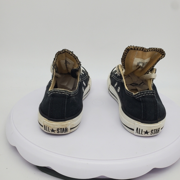 Converse Shoes 13 C Chuck Taylor All Star Lo Black White Canvas - Picture 9 of 11